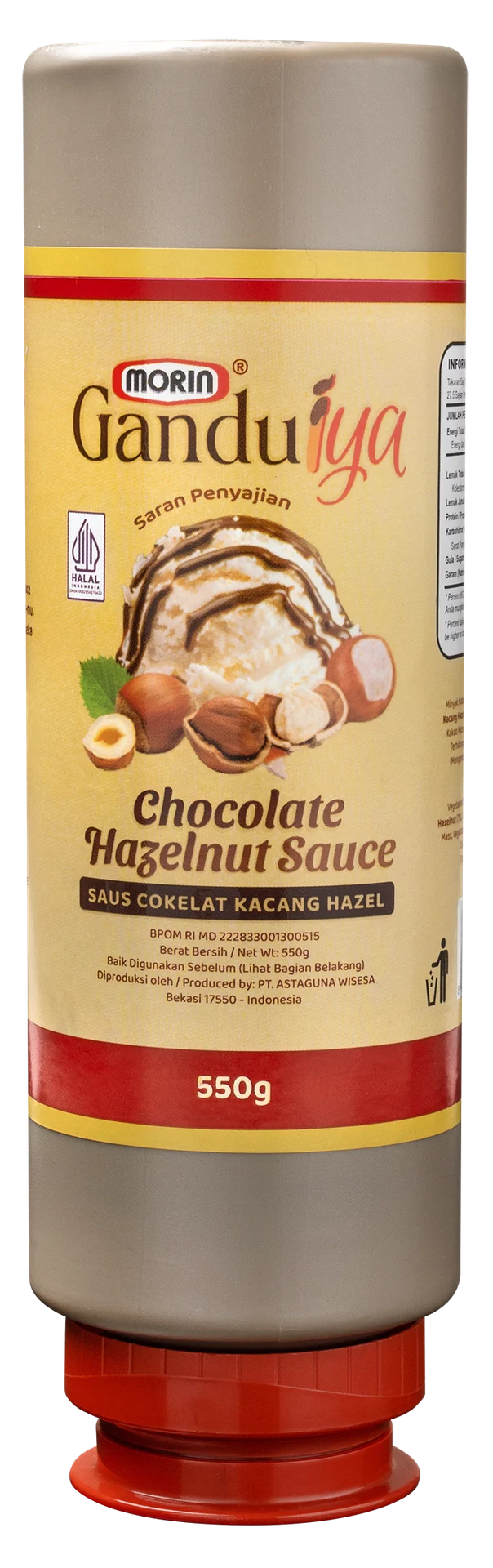 SAUCE-Hazelnut Sauce 650 gr