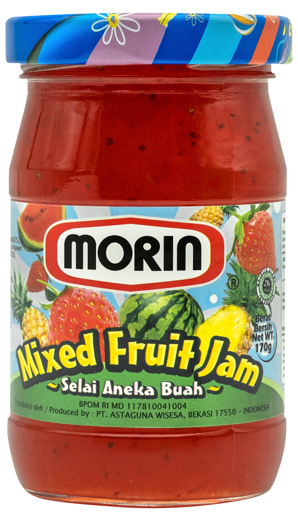 Mixed Fruit Jam 170 gr