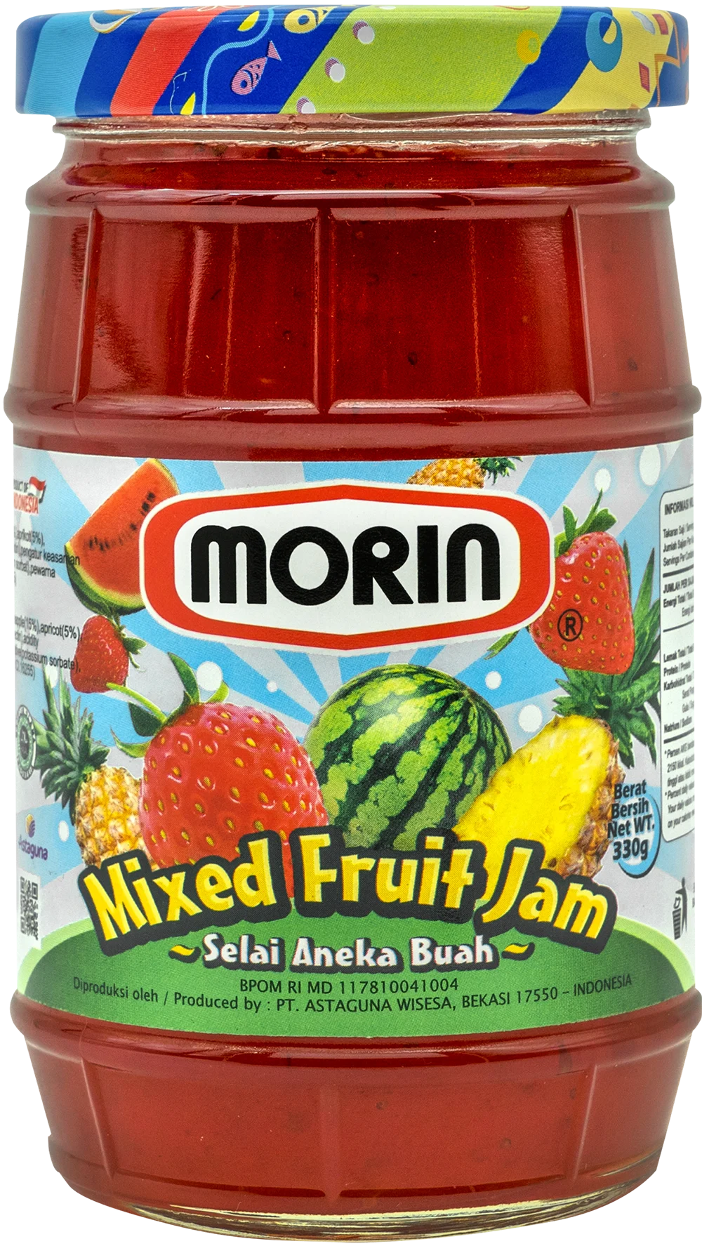 Mixed Fruit Jam 330 gr
